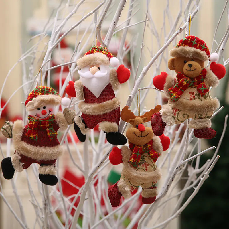 Christmas Tree Accessories with Snowman and Ornaments