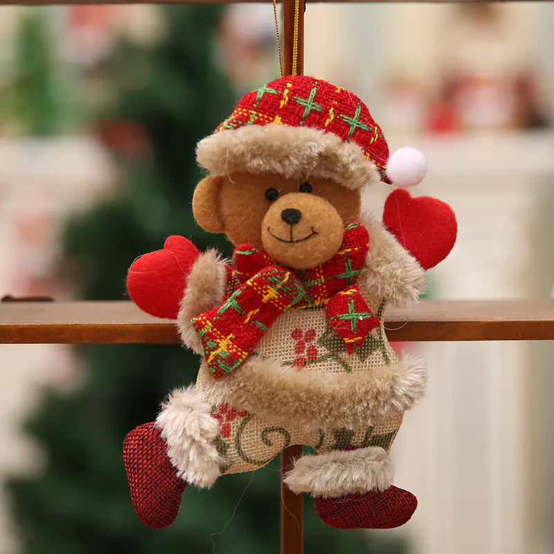 Christmas Tree Accessories with Snowman and Ornaments