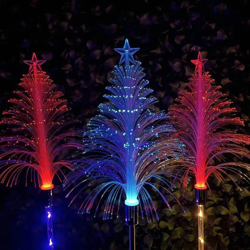 New Solar Christmas Jellyfish Outdoor Yard Light