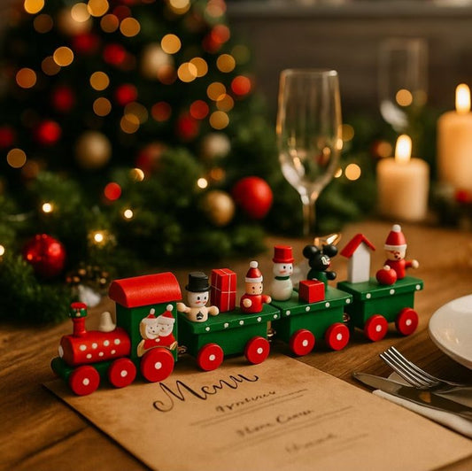 Christmas Ornament Christmas Wooden Train