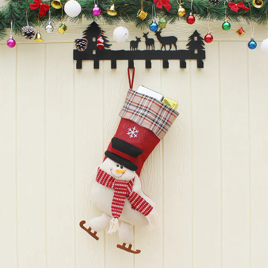 Large Christmas Stocking, Holiday Gift Bag & Ornaments
