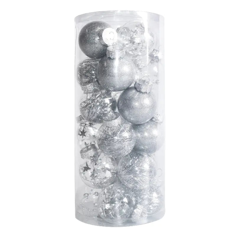 24-Pack 6cm Colorful Christmas Ornaments