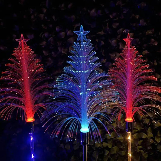 New Solar Christmas Jellyfish Outdoor Yard Light