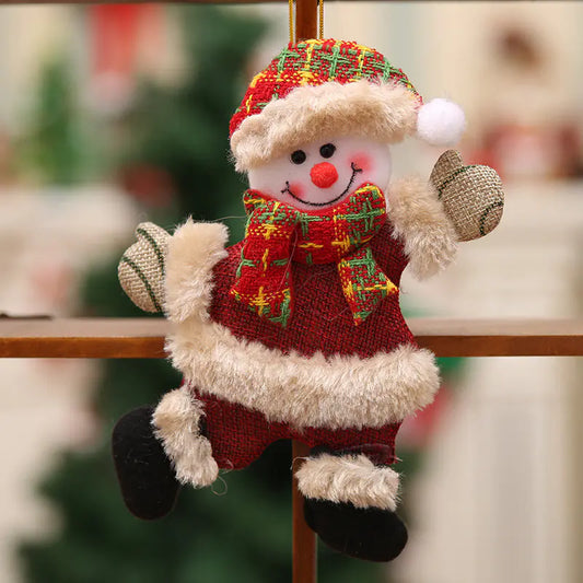 Christmas Tree Accessories with Snowman and Ornaments