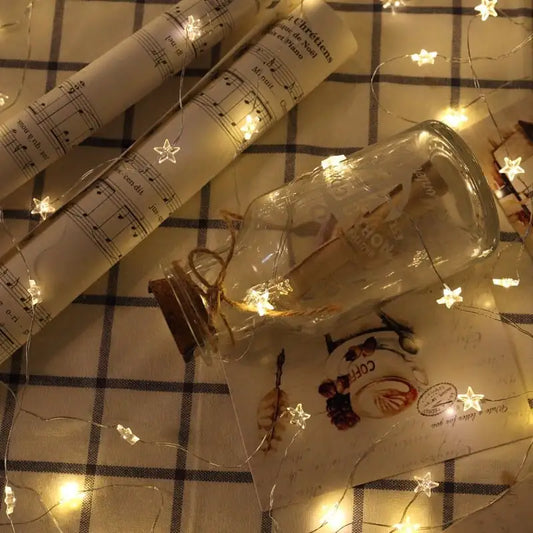 Newsoo Copper Star LED String Lights for Room Decor
